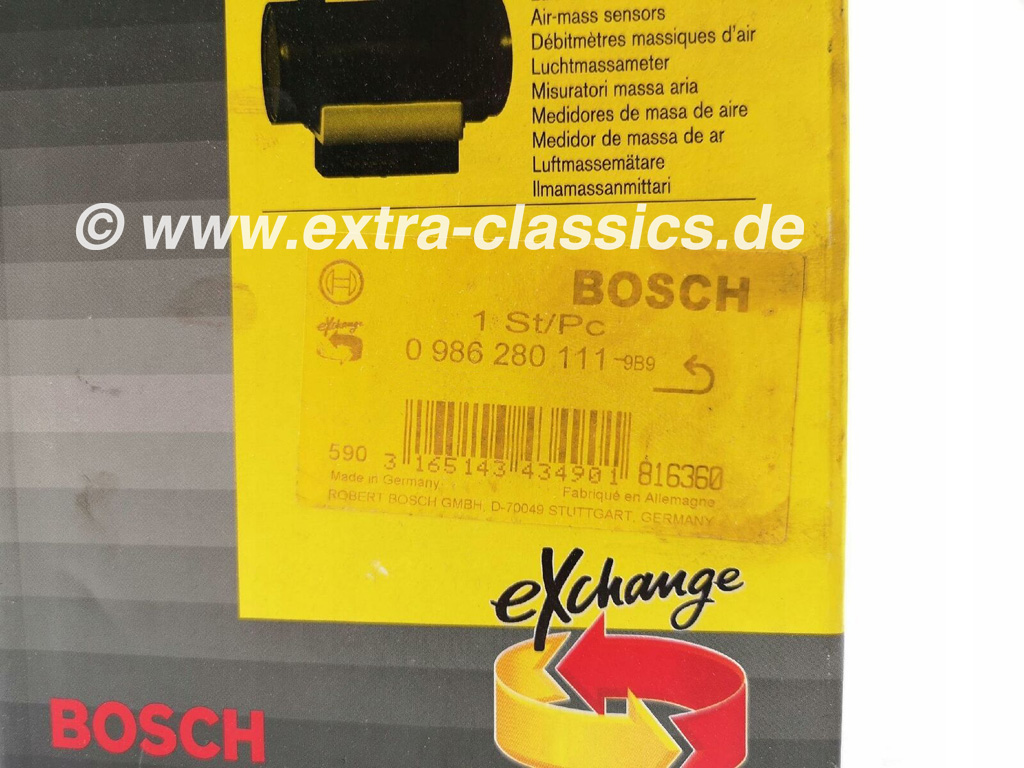 Bosch Luftmassenmesser 0280212010 M70 E32 750i E31 850i E36 320i E34 520i LMM werksüberholt